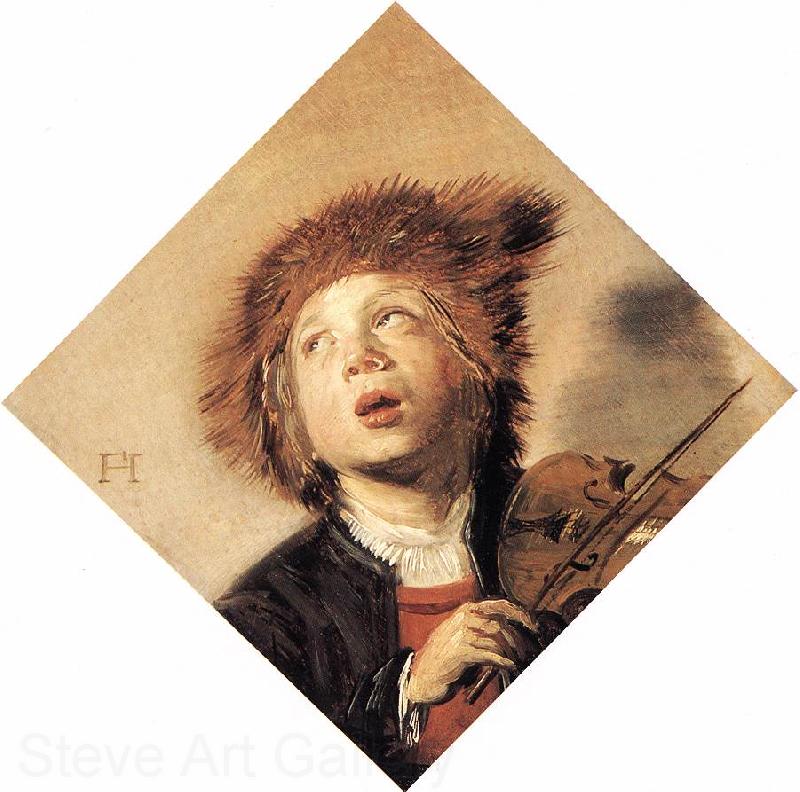 HALS, Frans Boy Playing a Violin Spain oil painting art